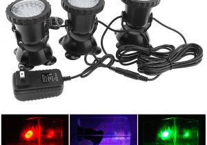 Led Submersible Lights 3pcs 12v Led Underwater Spotlight Lamp 7 Colors Changing Waterproof
