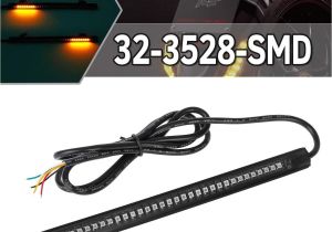 Led Tail Light Resistor Amazon Com Partsam Universal Led Strip for Motorcycle License Plate