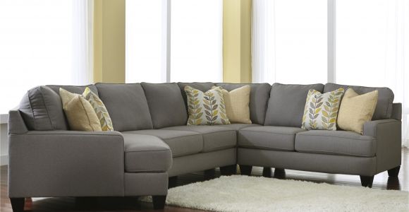 Left Facing Sectional sofa Chamberly Alloy Modern 4 Piece Sectional sofa with Left Cuddler