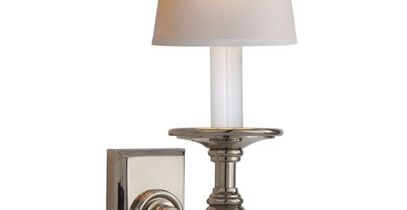Library Light Fixture Studio Classic Single Library Sconce In Polished Nickel by Visual