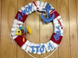 Lifesaver Decoration Diaper Life Saver Decoration Ahoy It S A Boy Baby Shower Boy