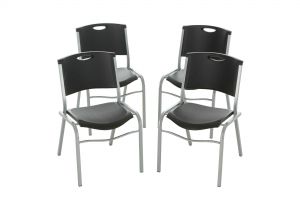 Lifetime Folding Chairs 2802 White Granite Color Plastic 32 Pack Lifetime Chairs Folding Stacking Bulk Discounts Available