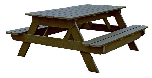 Lifetime Kids Picnic Table with Benches Amazon Com Highwood Liberty Picnic Table Mocha Garden Outdoor