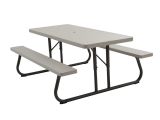 Lifetime Plastic Tables and Chairs Picnic Tables Amazon Com