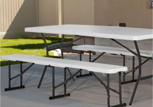 Lifetime Plastic Tables and Chairs Surprising Picnic Table and Bench Dsc 0143 Furniture