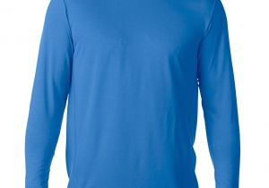 Light Blue Long Sleeve Shirt Womens 47400 Gildan Performancea 4 7 Oz Yda² Adult Long Sleeve Tech T