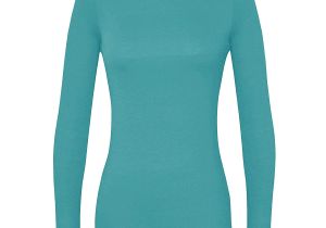 Light Blue Long Sleeve Shirt Womens Amazon Com Sivvan Womens Comfort Long Sleeve T Shirt Underscrub