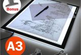 Light Board for Drawing A3 Led Light Box Tracing Board Art Design Stencil Drawing Thin Pad