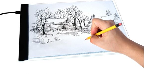 Light Board for Drawing Portable Usb Powered Ultra Thin A4 Led Eyesight Protected Artists