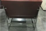 Light Brown Leather Accent Chair Leather & Chrome Brown Accent Chairs Pair