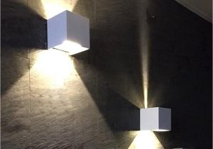Light Cube Shop Wall Lamps Online New Cob 7w 12w Led Aluminum Wall Sconces