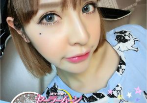 Light Gray Contacts soft Cosmetic Colored Contact Lenses Sailor Moon Cos Party Blue