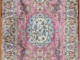 Light Pink Aztec Rug Pink Persian Rug oriental Turkish Carpet Silk Rug Tabriz Rugs Hereke
