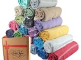 Light Pink Bath towels Set Of 6 Xl Turkish Cotton Bath Beach Spa Sauna Hammam Travel Yoga