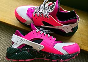Light Pink Huaraches Nike Air Huarache Rxl Custom Peach Pink White Black Trainer