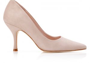 Light Pink Suede Pumps Luxury Bridal Shoes Wedding Shoes Bridal Accessories Emmy London