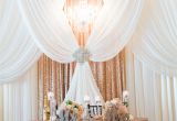 Light Pink Table Cloth Gorgeous Pipe and Drape Backdrop to A Half Moon Sweetheart Table In