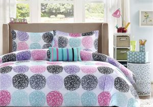 Light Purple Comforter Set Amazon Com Mi Zone Mz10 230 Doodled Circles Polka Dots Reversible
