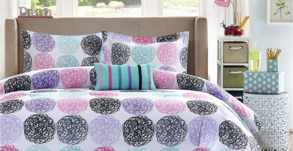 Light Purple Comforter Set Amazon Com Mi Zone Mz10 230 Doodled Circles Polka Dots Reversible