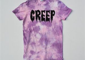 Light Purple Shirt Womens Pastel Goth Creep Pink Tie Dye Unisex T Shirt Hipster Indie Hype