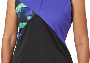 Light Purple Shirt Womens Slazenger Womens City Lights Collection Colorblock Sleeveless Golf