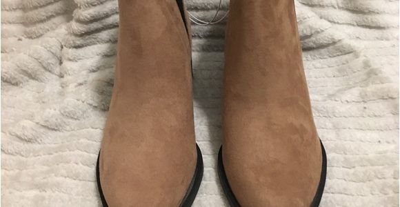 Light Tan Booties Faux Suede Ankle Booties Pinterest Light Browns Ankle Boots and