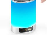 Light Up Bluetooth Speakers Amazon Com Night Lights Bluetooth Speaker Ruoi touch Sensor Led