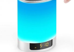 Light Up Bluetooth Speakers Amazon Com Night Lights Bluetooth Speaker Ruoi touch Sensor Led