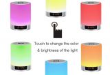Light Up Bluetooth Speakers Amazon Com Night Lights Bluetooth Speakerbedside Lamp touch