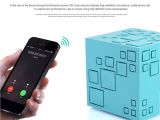 Light Up Bluetooth Speakers Mini Portable Wireless Bluetooth Speaker Magic Cube Stereo Fm Video