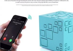 Light Up Bluetooth Speakers Mini Portable Wireless Bluetooth Speaker Magic Cube Stereo Fm Video