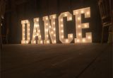 Light Up Initials Light Up Dance Letters at Stansted Barn Kent Bespoke Light Up
