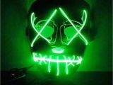 Light Up Masks for Raves Amazon Com Halloween Mask Led Light Up Funny Mask From the Purge