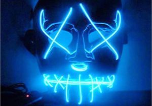 Light Up Masks for Raves Amazon Com Halloween Mask Led Light Up Funny Mask From the Purge