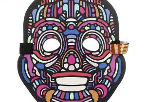 Light Up Masks for Raves Amazon Com Wenini Luminous Voice Control Mask Halloween sound