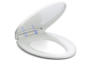 Light Up toilet Seat Bath Royale Superior Elongated toilet Seat with Cover and Nightlight