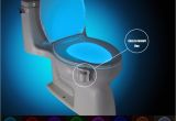 Light Up toilet Seat Motion Sensor toilet Seat Lighting 8 Colors Backlight toilet Bowl