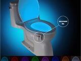 Light Up toilet Seat Motion Sensor toilet Seat Lighting 8 Colors Backlight toilet Bowl