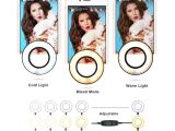 Light Up when Phone Ringing 2018 Ring Light Table Lamps for Cell Phone Holder with Selfie Ring