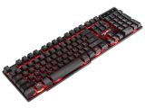 Light Up Wireless Keyboard Hxsj Glow Led Usb Backlit Wired Gaming Keyboard Ergonomic Design for