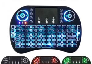 Light Up Wireless Keyboard Mini I8 Keyboard Backlit 2 4g Wireless Fly Air Mouse Rechargeable
