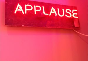 Light Up Word Signs Pink Neon Applause Sign Neon Signs Pinterest Neon Signs