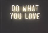 Light Up Word Signs Wework Bryant Park Do What You Love Coworking Office Space In