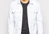 Light Wash Denim Jacket Mens Aliexpress Com Buy Fashion Mens Black Blue White Denim Jacket