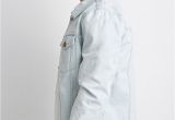 Light Wash Denim Jacket Mens Lyst forever 21 Distressed Denim Jacket In Blue for Men
