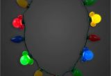 Lighted Christmas Necklace Amazon Com Disney Parks Mickey Mouse Christmas Retro Bulb Light Up