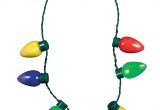 Lighted Christmas Necklace Amazon Com Retro Light Up Christmas Bulb Necklace Flashing Led