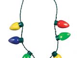 Lighted Christmas Necklace Amazon Com Retro Light Up Christmas Bulb Necklace Flashing Led