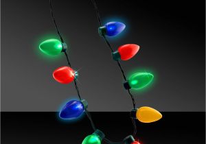 Lighted Christmas Necklace Christmas Bulb Led Necklace