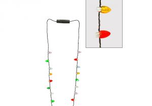 Lighted Christmas Necklace Light Up Christmas Lights Necklace 32in Party City